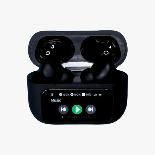 Black Airpods with ANC & Fast Charging – Bluetooth 5.3 Wireless Earbuds Pakistan
