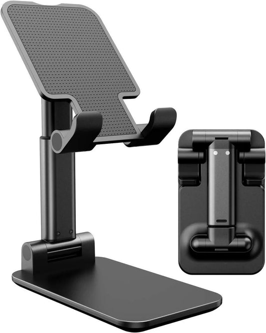Portable Mobile Stand – Adjustable ABS Plastic Phone Holder (Foldable & Non-Slip)