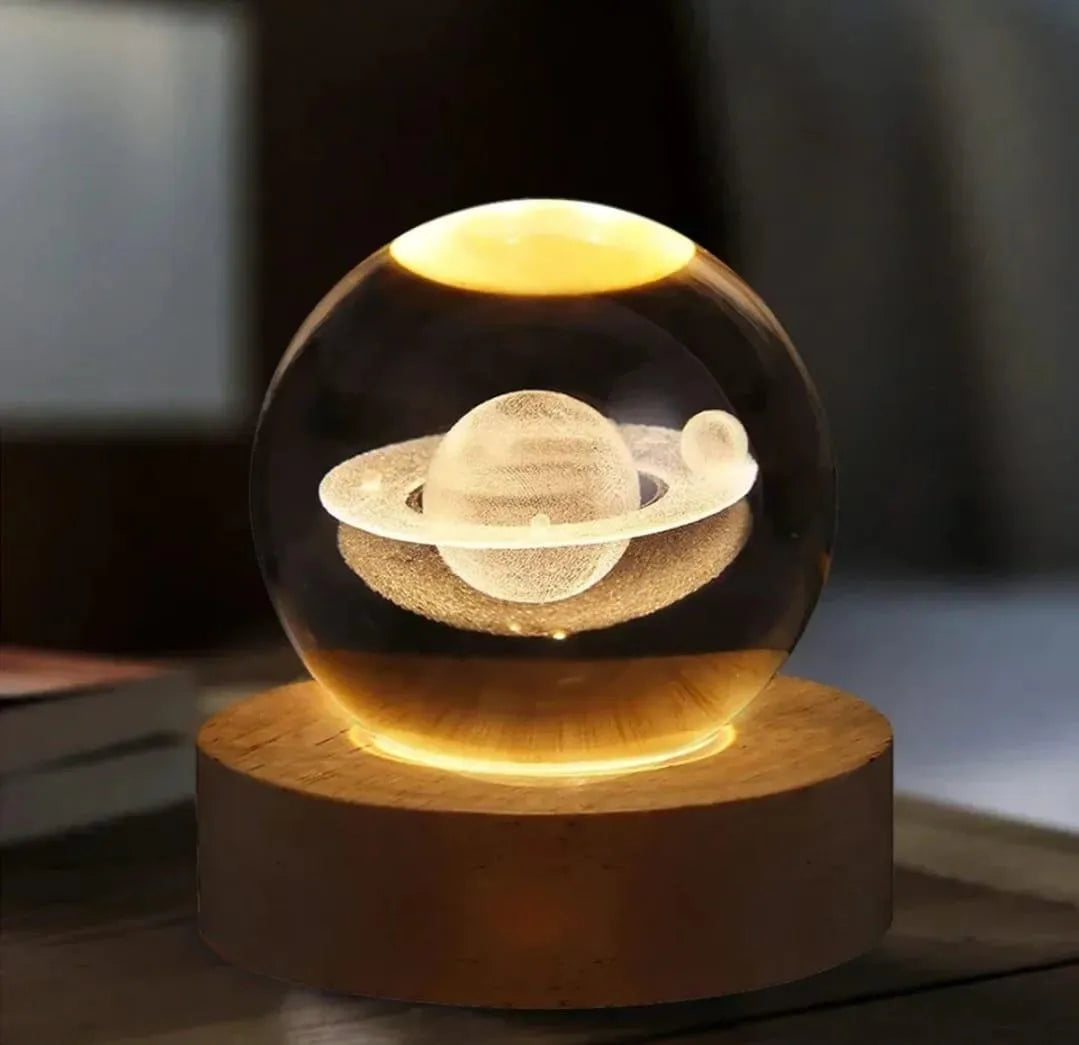 3D Crystal Ball Night Lamp