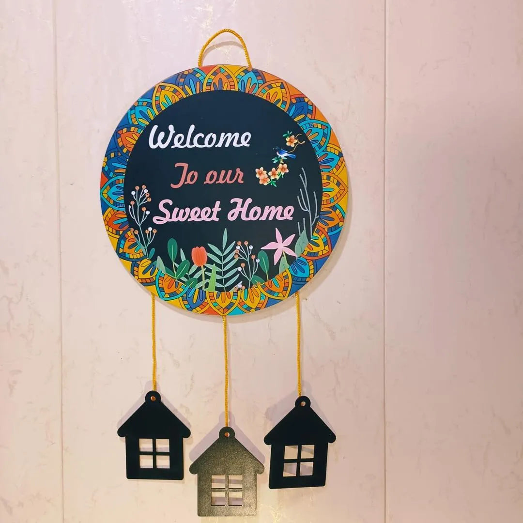 Welcome To Our Sweet Home Wall Hanging
