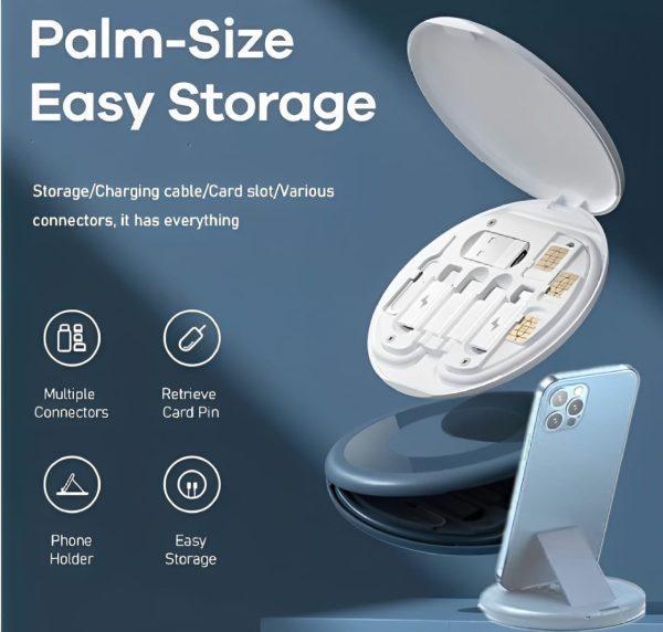 5-in-1 Circle Box Multi USB Charging Adapter Cable Kit – 60W Fast Charging
