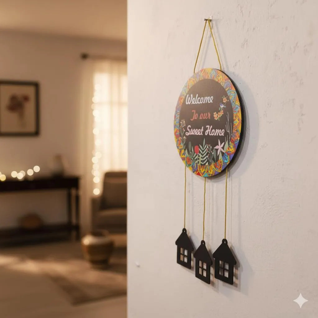 Welcome To Our Sweet Home Wall Hanging