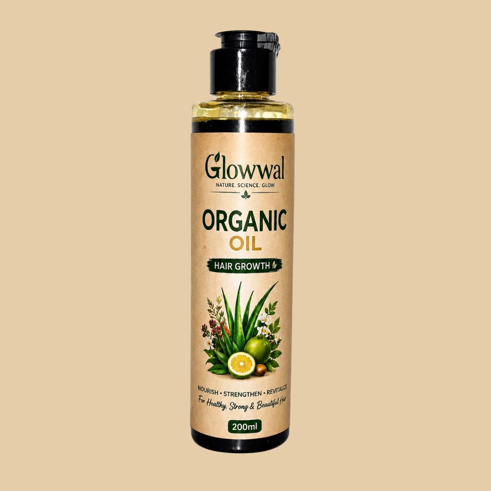 Glowwal Organic Hair Growth Oil (200ml)