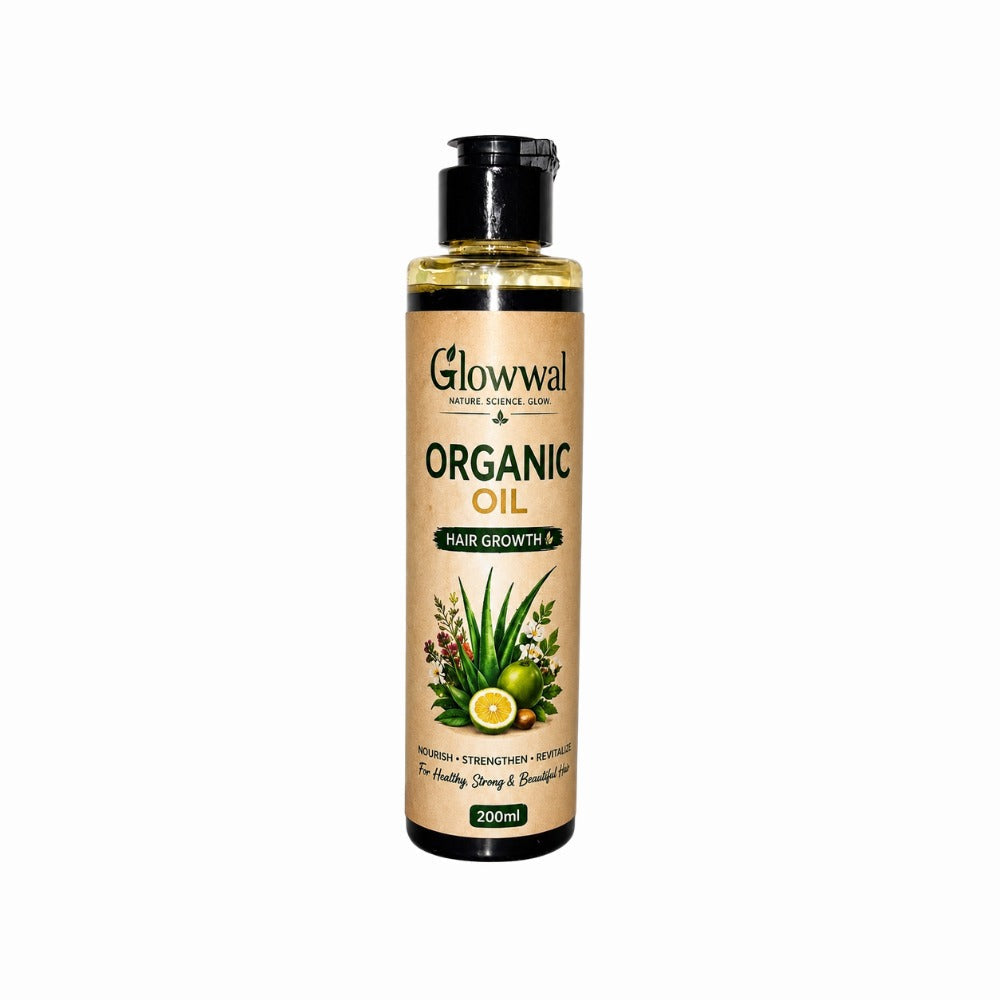 Glowwal Organic Hair Growth Oil (200ml)