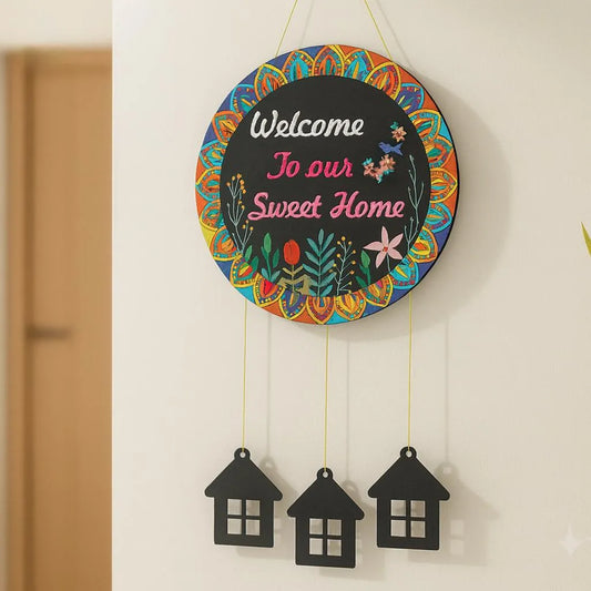 Welcome To Our Sweet Home Wall Hanging
