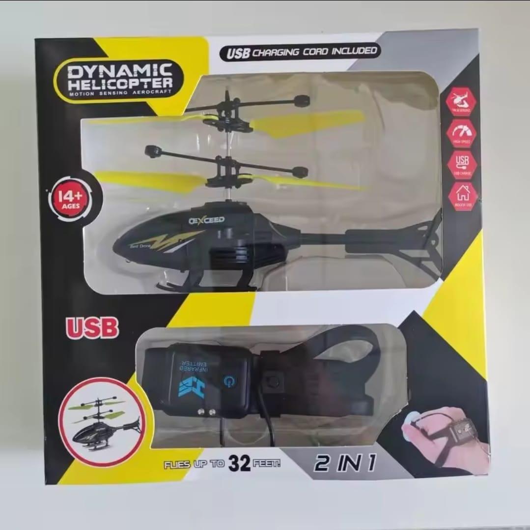Electric Drive Helicopter Toy Set